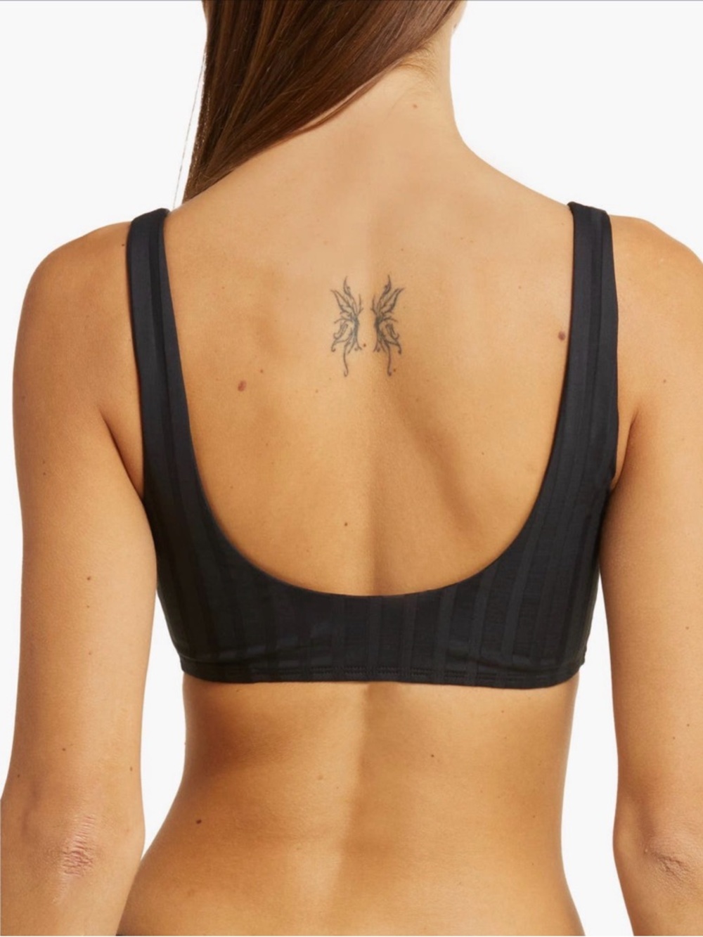 Vitamin A Black Ribbed Two-Piece Bikini Set - Picture 2 of 10